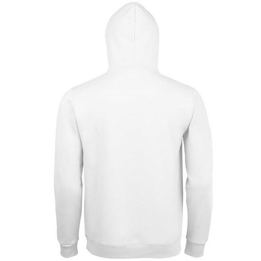 Felpa Con Cappuccio Uomo SOLS Spencer Bianco 2/3