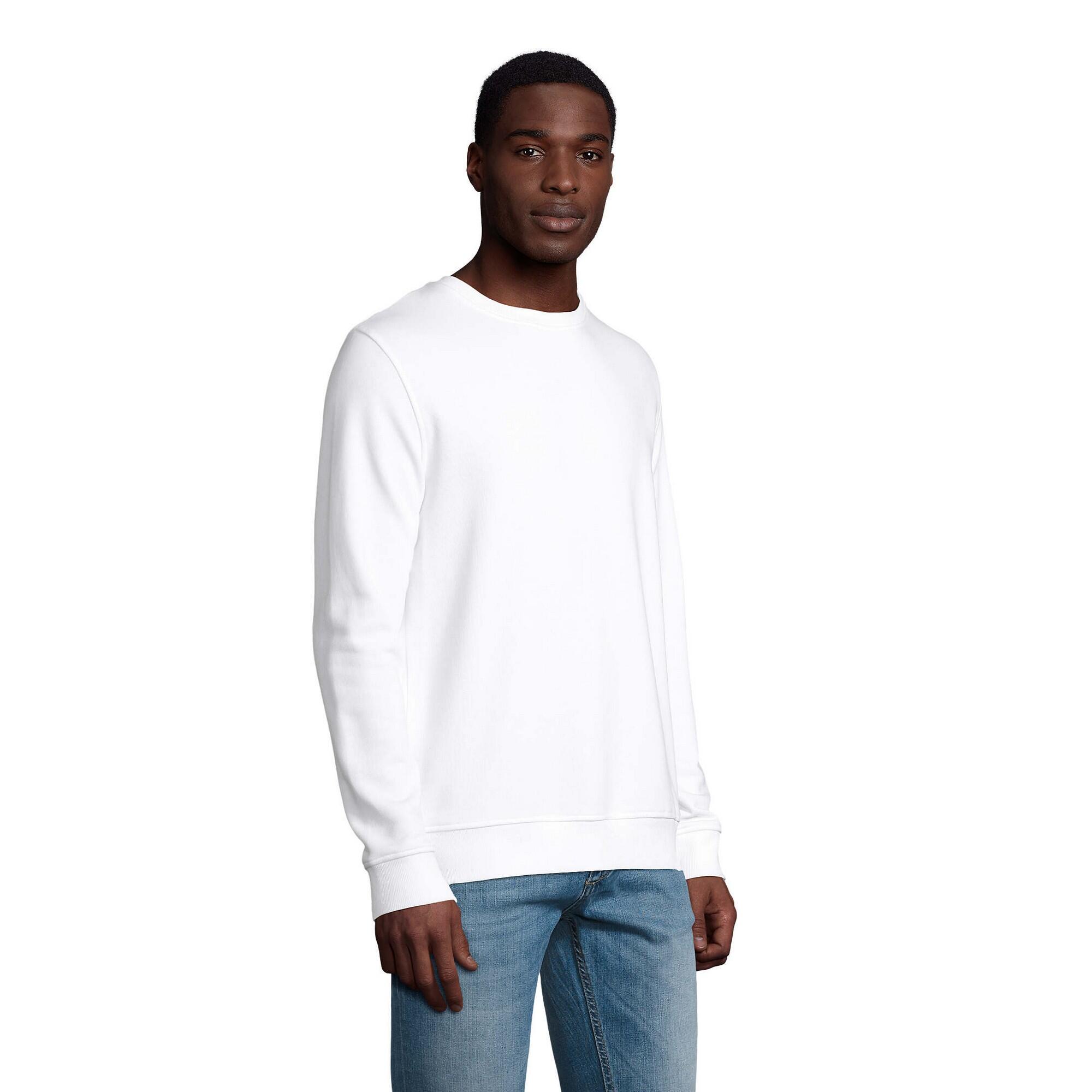 Felpa Adulto Unisex SOLS Comet Bianco 3/4