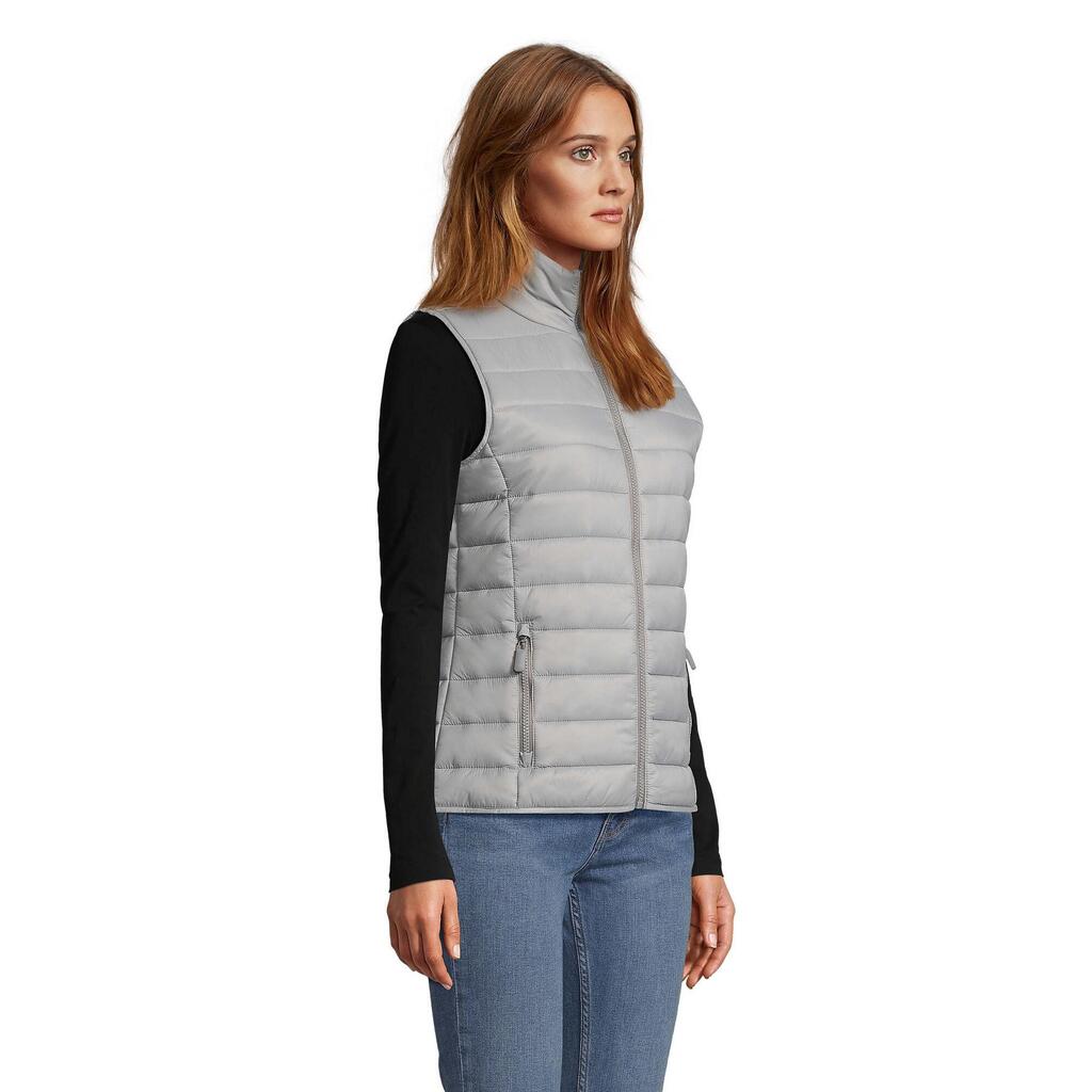 Womens/Ladies Wave Lightweight Body Warmer (Metal Grey)