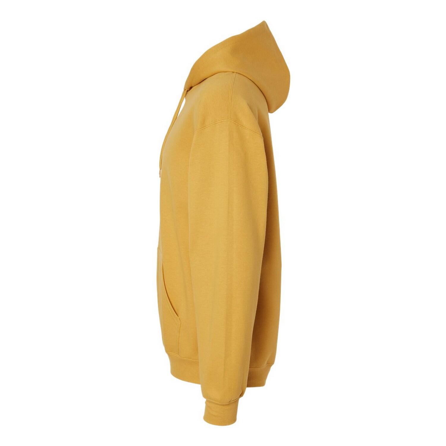 Felpa Con Cappuccio Adulto Unisex Gildan Softstyle Mostarda 3/3