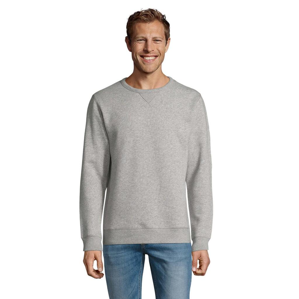 Mens Sully Melange Sweatshirt (Grey Melange)
