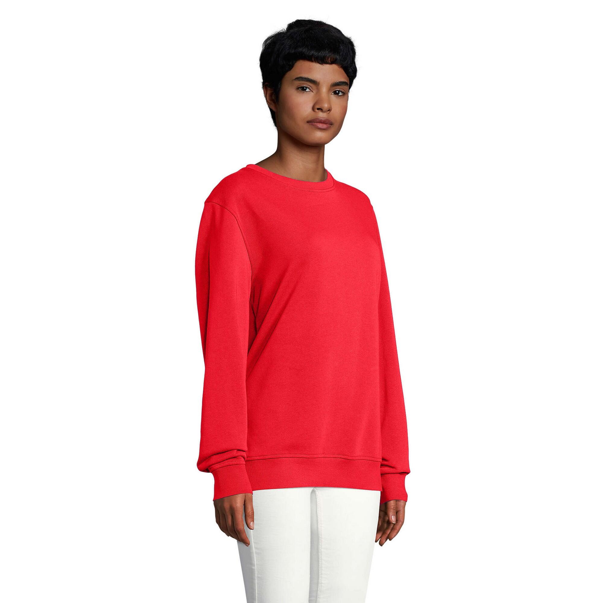 Felpa Adulto Unisex SOLS Comet Rosso 3/4
