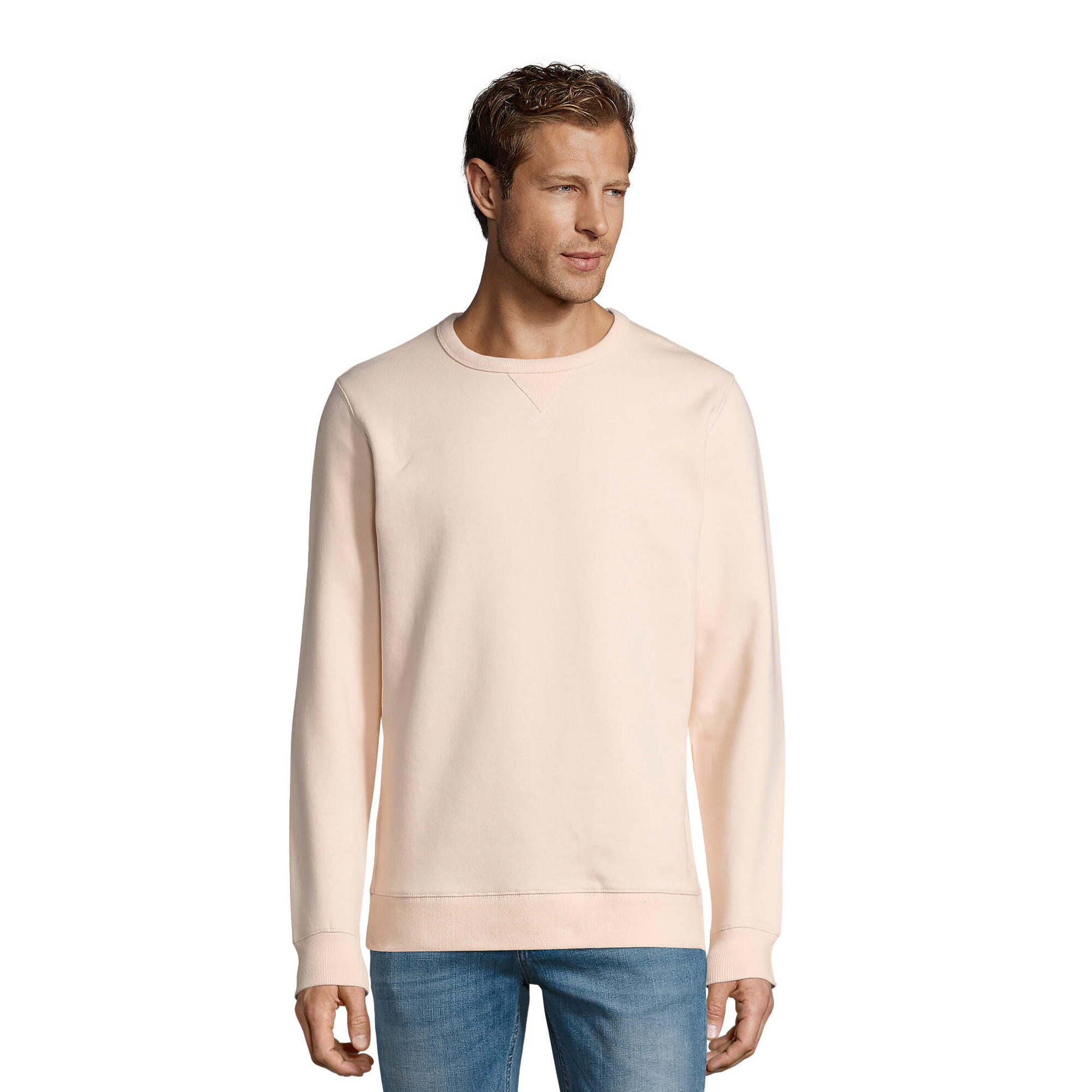 SOL'S Heren Sully Sweatshirt (Romig Roze)