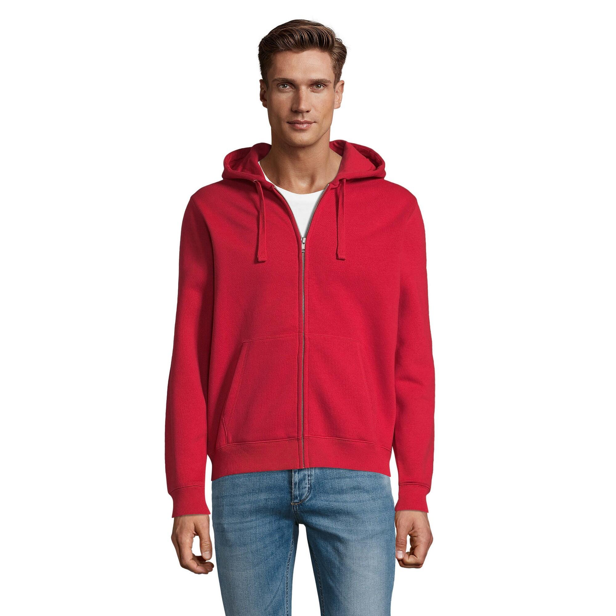 Sol's - Veste À Capuche Spike Homme (rouge) - Sweat-shirt - Rouge - 48 Xl - Decathlon