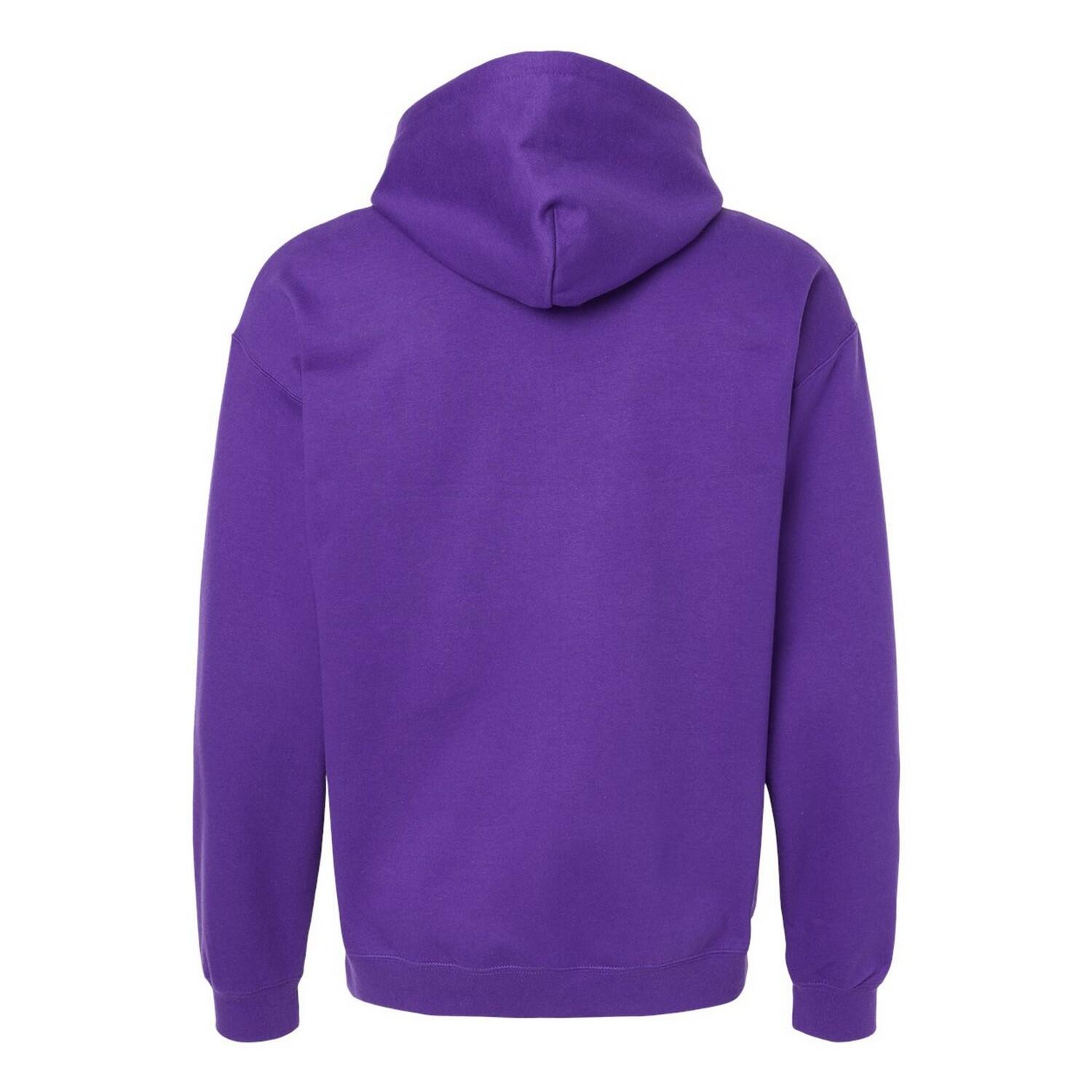 Sweat À Capuche SOFTSTYLE Adulte (Violet) 2/3