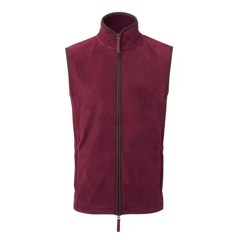 Veste Sans Manches ARTISAN Homme (Bordeaux / Marron)