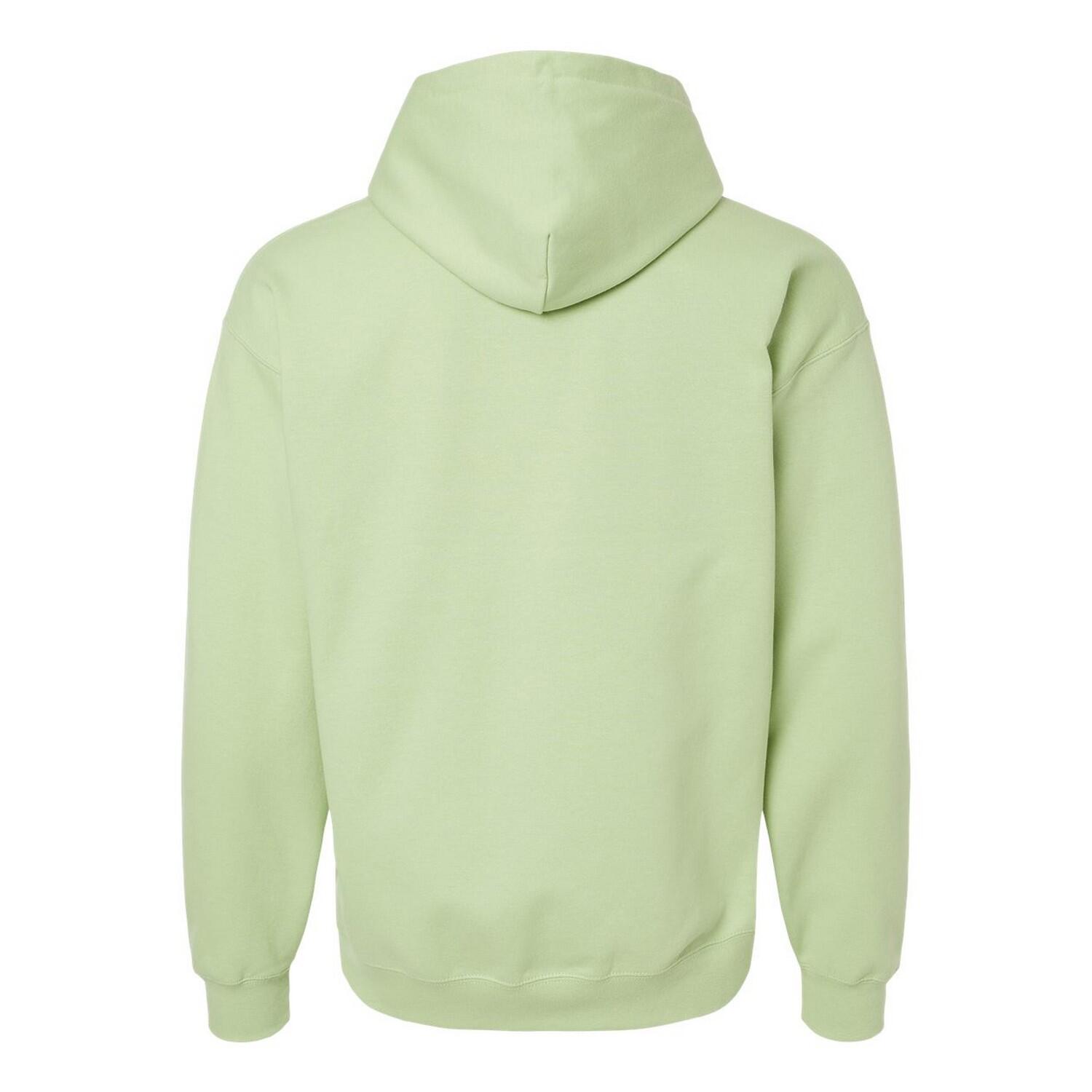 Sweat À Capuche SOFTSTYLE Adulte (Vert Pistache) 2/3
