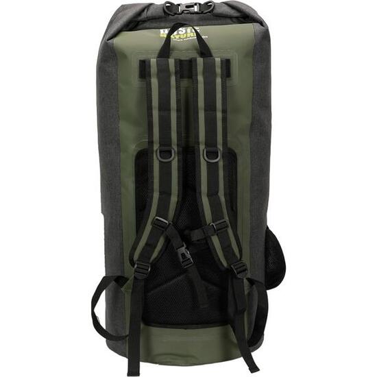 Packsack mit Rucksackträgern Seesack grey-green