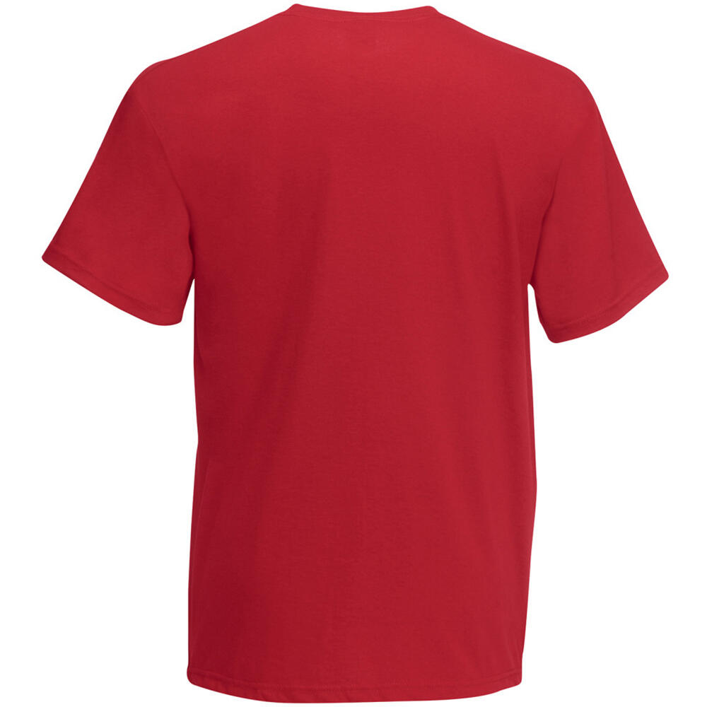 Value Kurzarm Freizeit TShirt Herren Dunkelrot 2/2