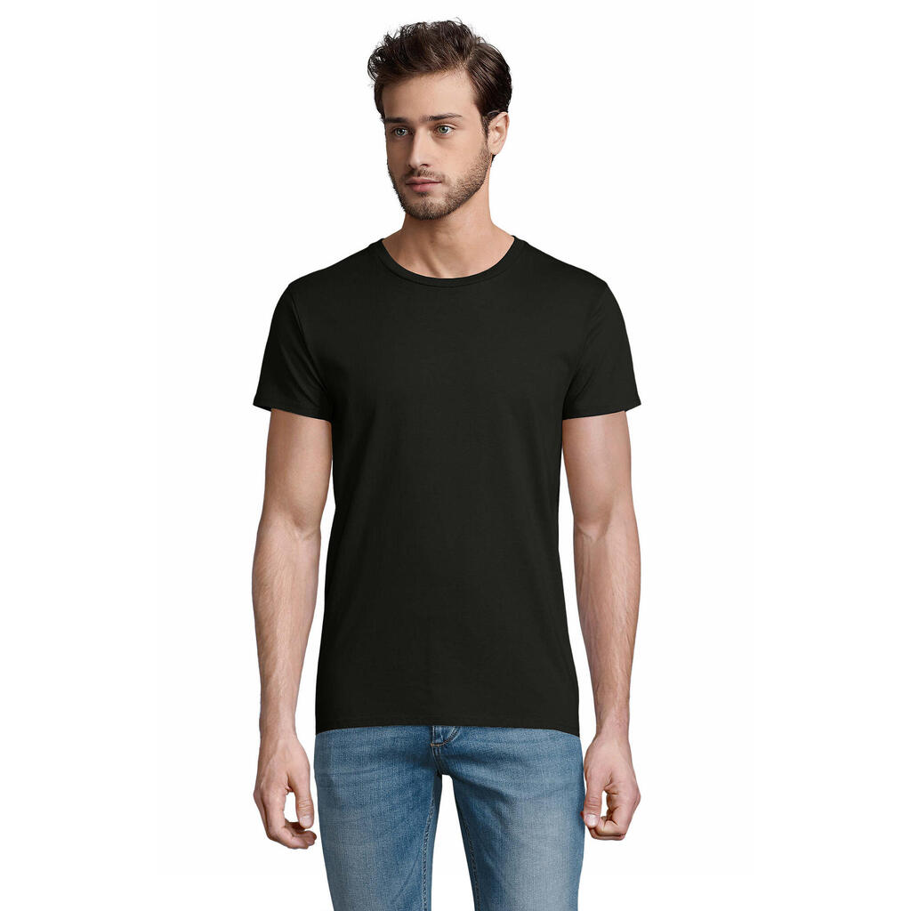 Mens Pioneer Cotton TShirt (Deep Black)