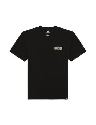 T-shirt - sportswear - heren - bricklane - relaxed, bedrukt - zwart