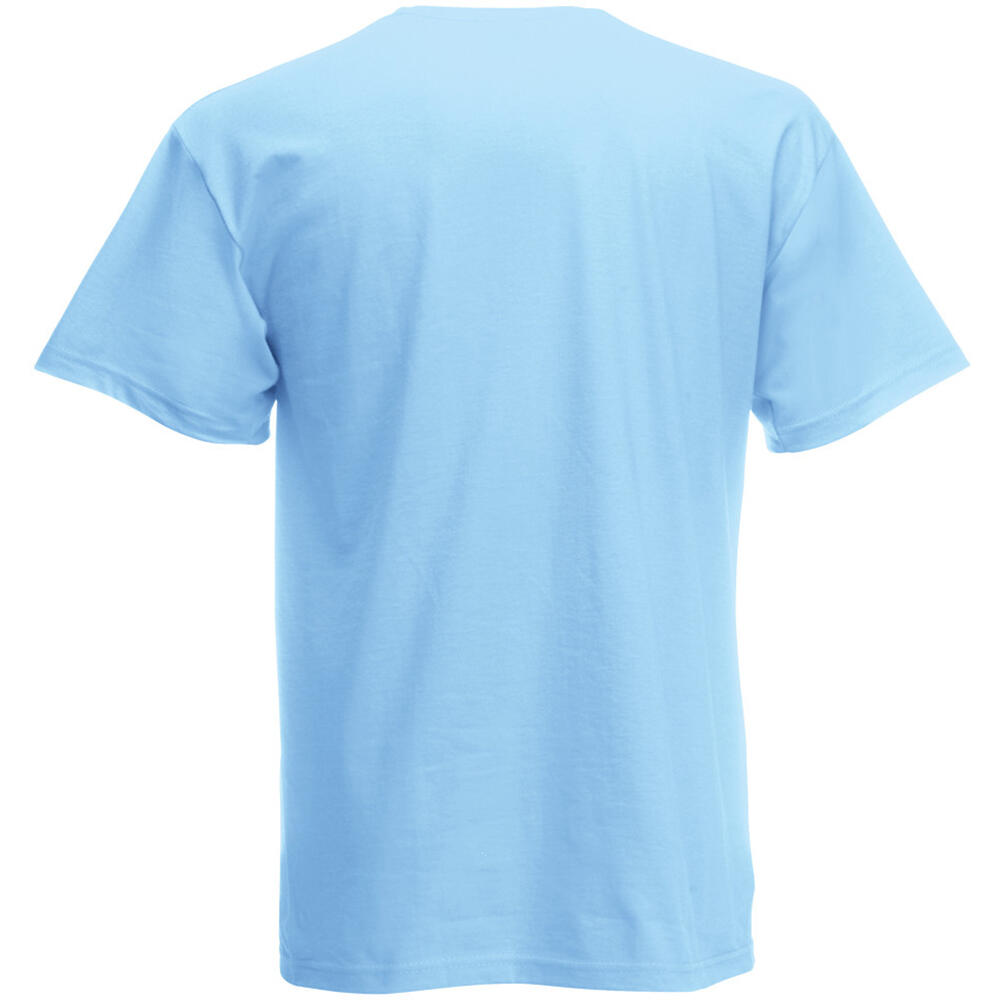 Kurzarm Freizeit TShirt Herren Hellblau 2/2
