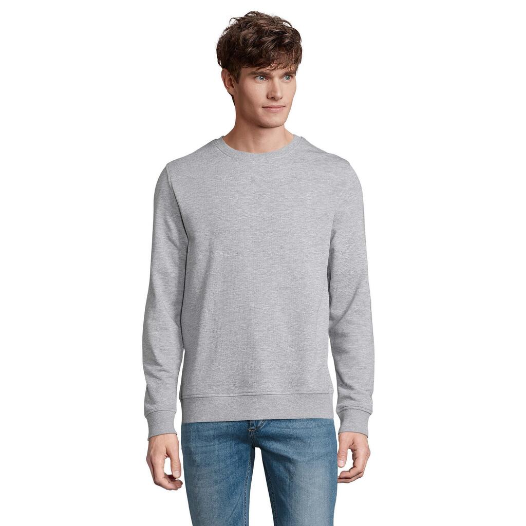 Unisex Adult Comet Melange Sweatshirt (Grey Melange)