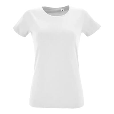 Maglietta Aderente Girocollo Donna SOLS Regent Blu Scuro