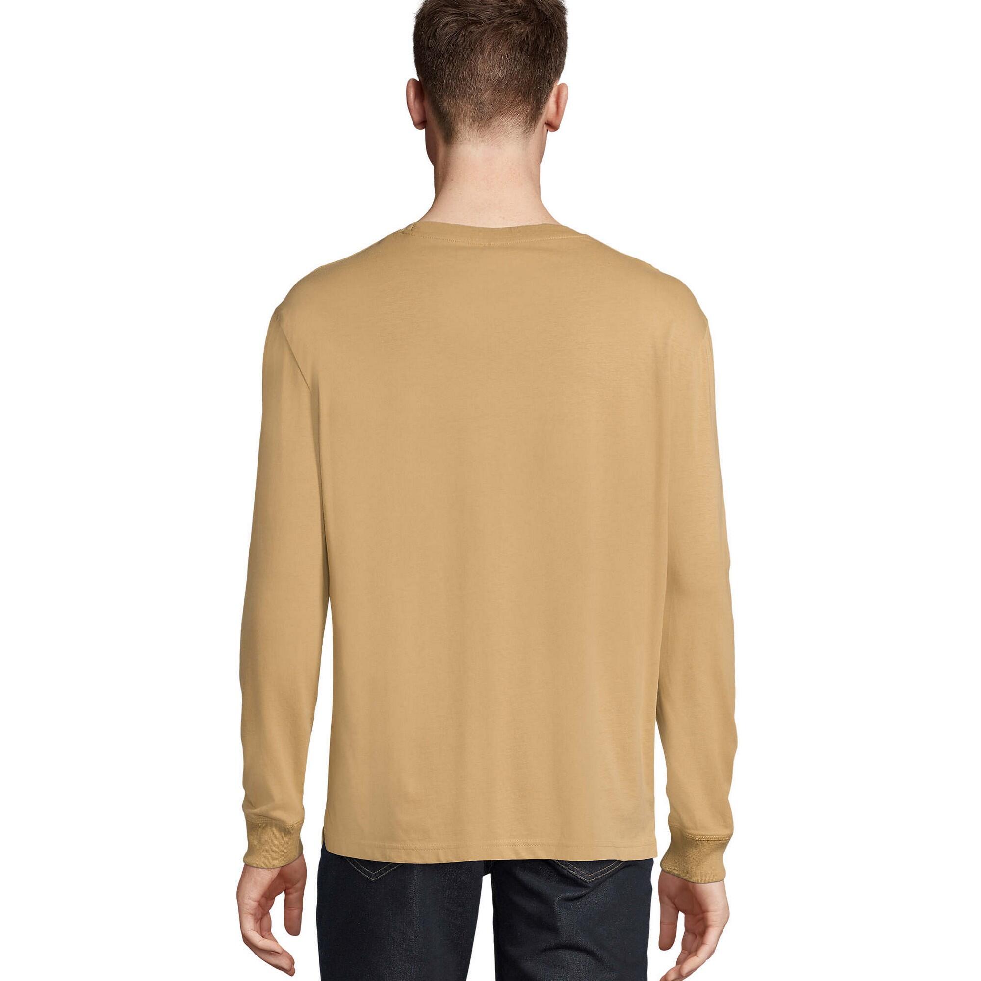 Camiseta Pioneer de Manga Larga para Adultos Unisex Beige Oscuro 2/3