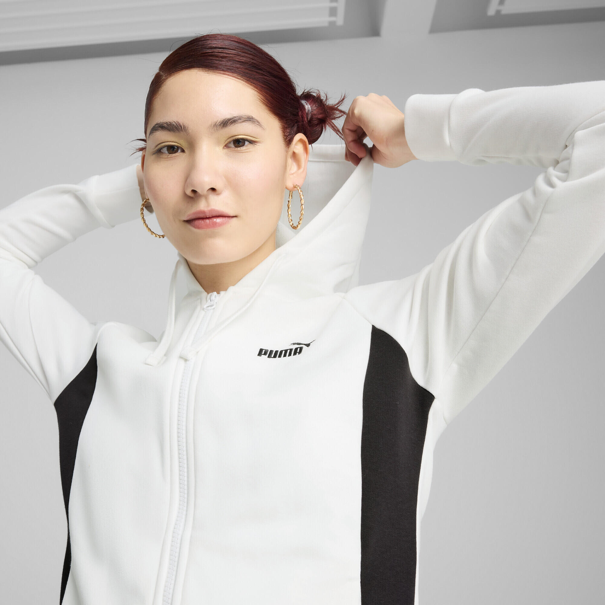 Joggingpak met capuchon voor dames PUMA White 3/7