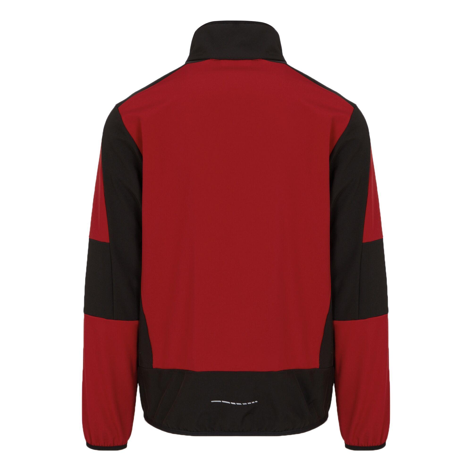 Veste Softshell EVOLVE Adulte (Rouge Classique / Noir) 2/4