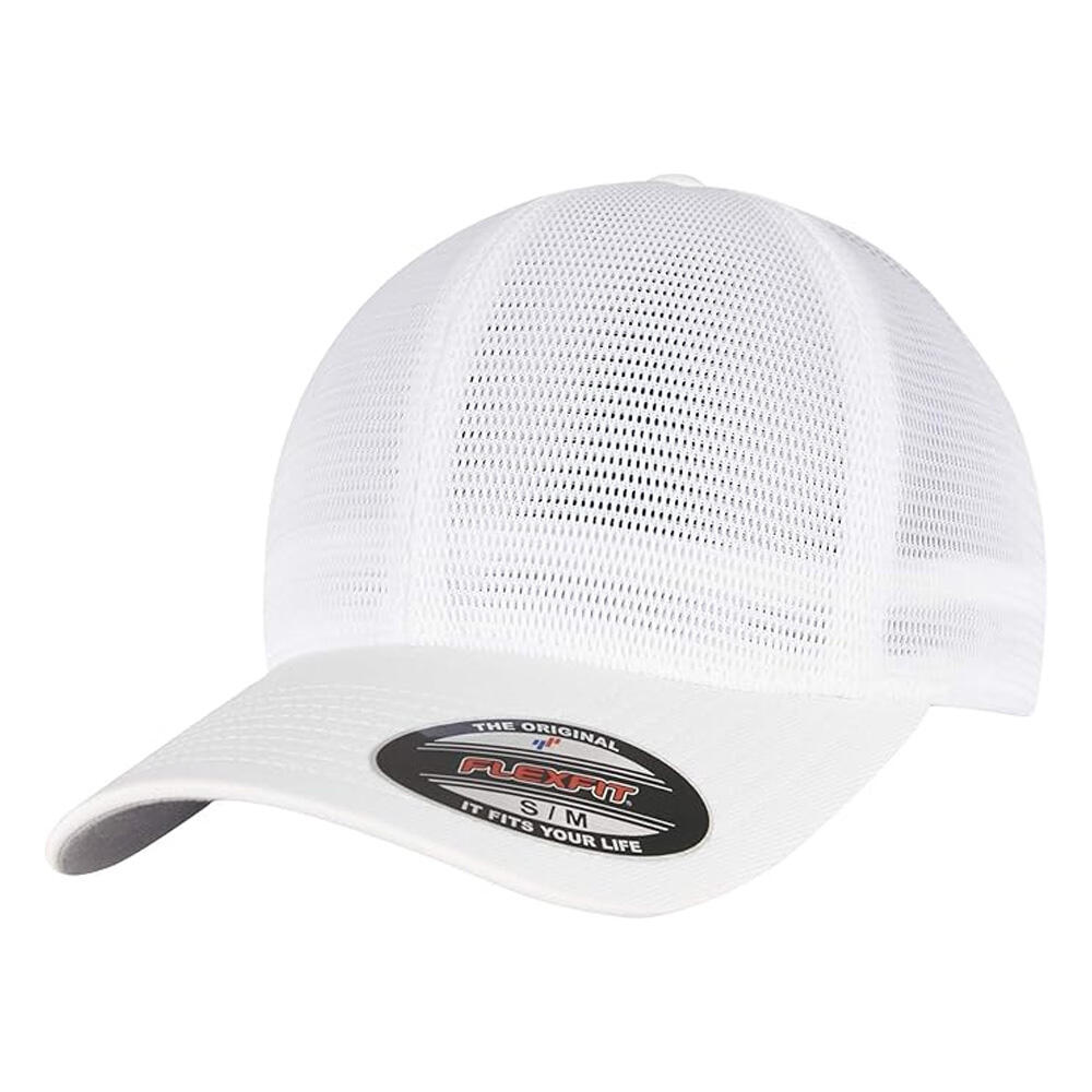 Flexfit - Casquette De Baseball Omnimesh (blanc) - Chapeau - Blanc - Taille Unique - Decathlon