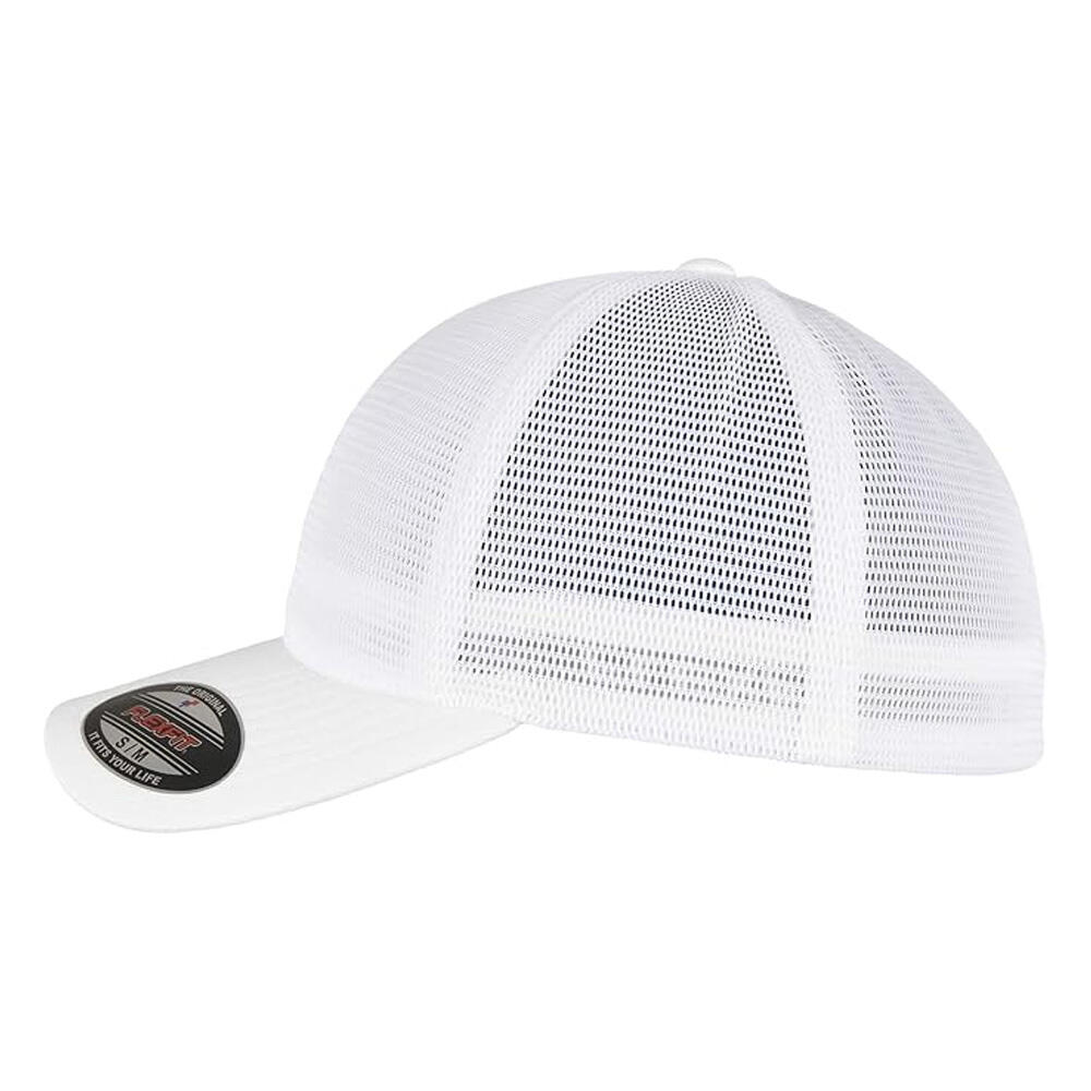 "360 Omnimesh" BaseballMütze Damen und Herren Weiß 3/4