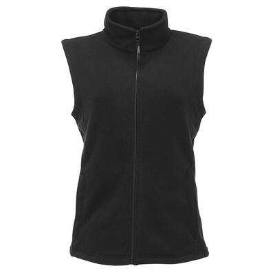 Vrouwen/dames 210 series microfleece bodywarmer / gilet (zwart)