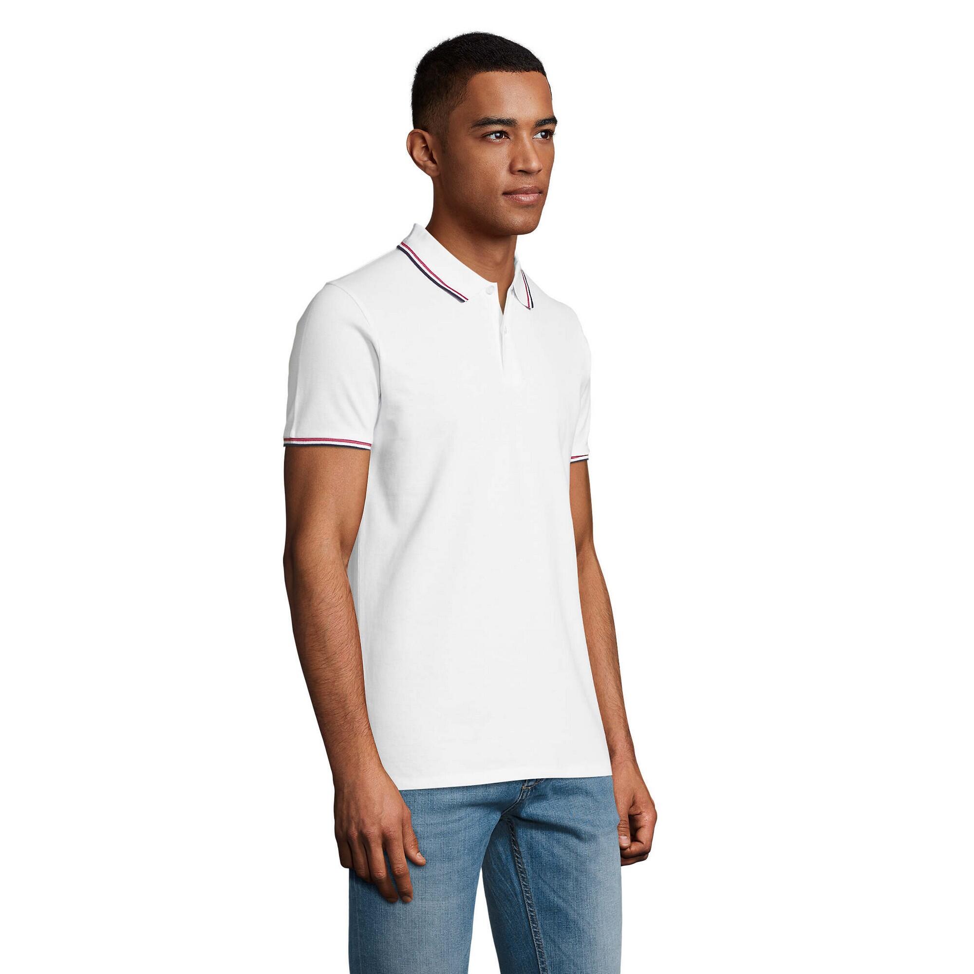 Polo Prestige para Hombre Blanco 3/4