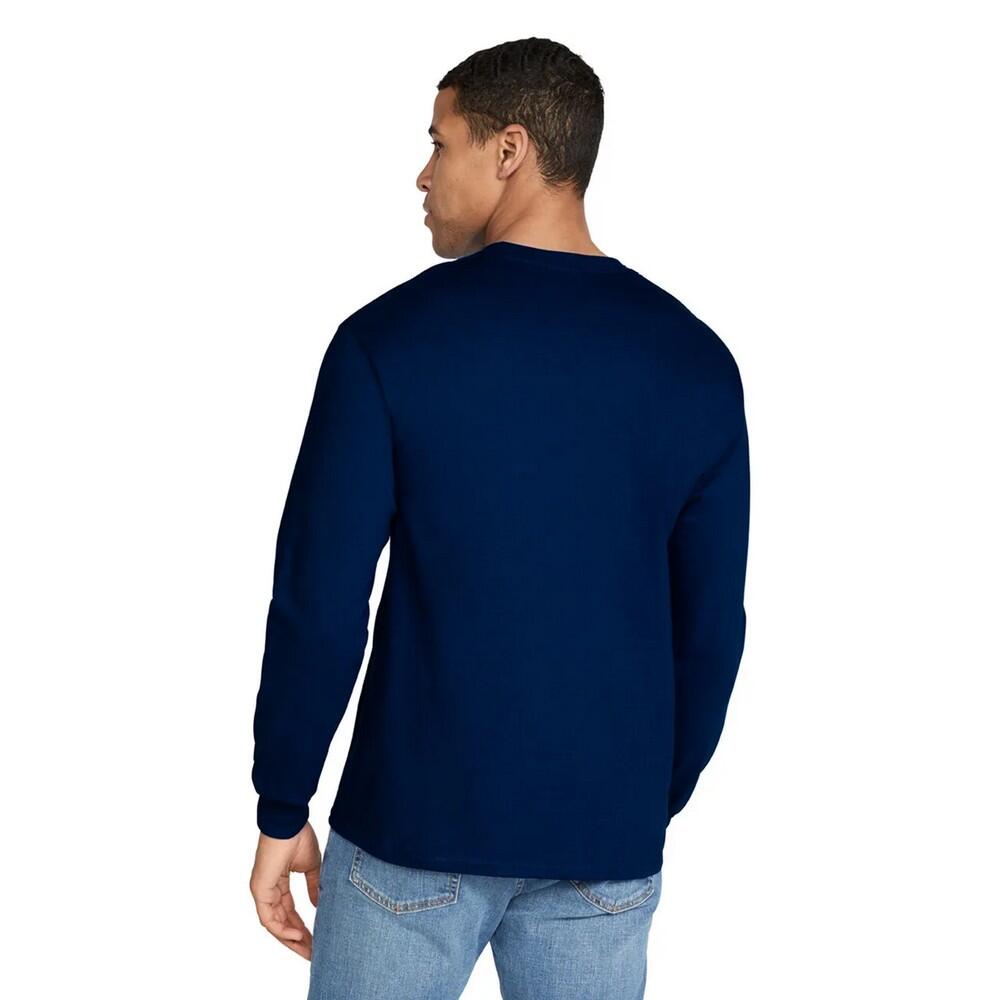 Tshirt Manches Longues Adulte (Bleu Marine) 2/2