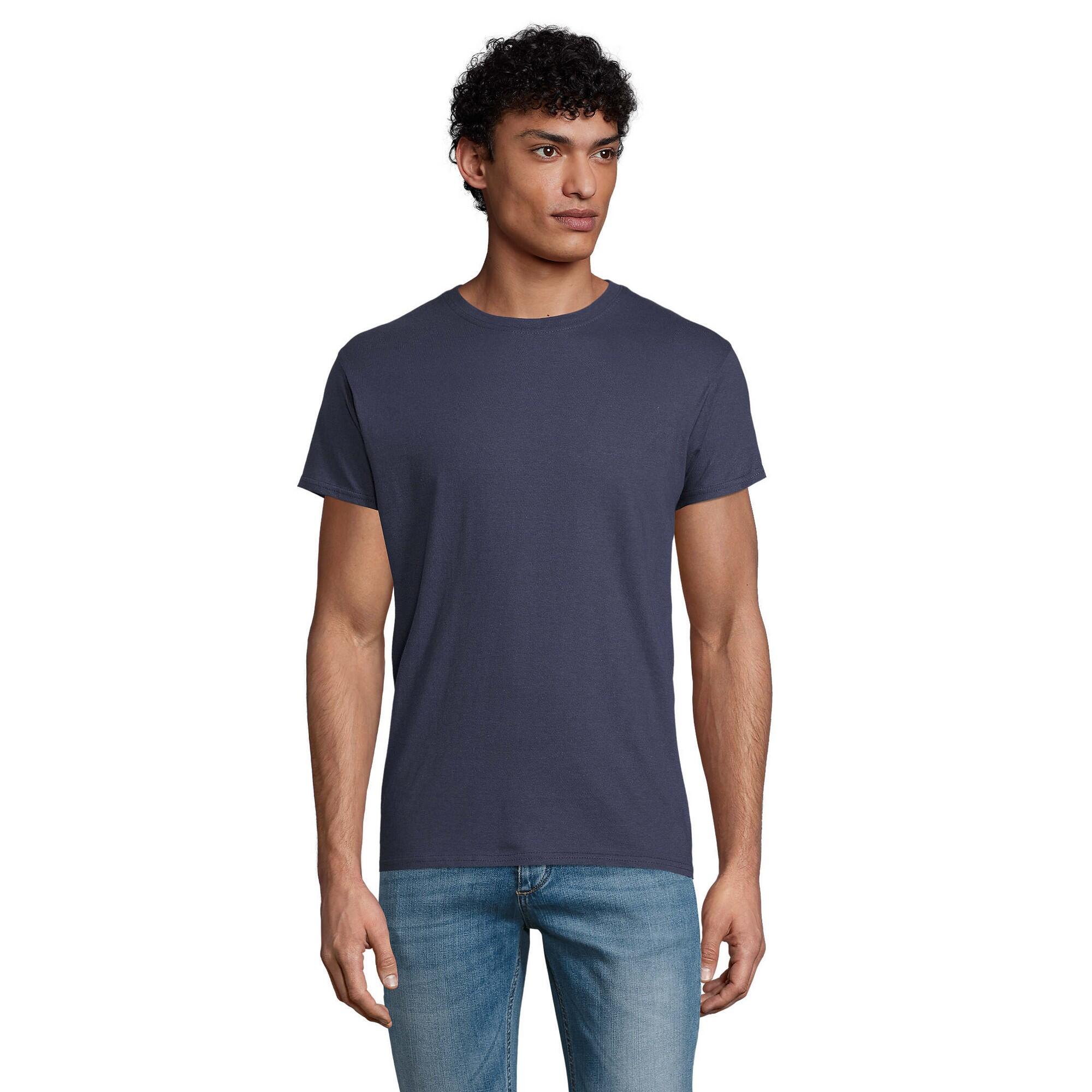 Sol's - Tshirt Epic Adulte (bleu Marine Français) - T-shirt Manches Courtes - Bleu - 40 M - Decathlon