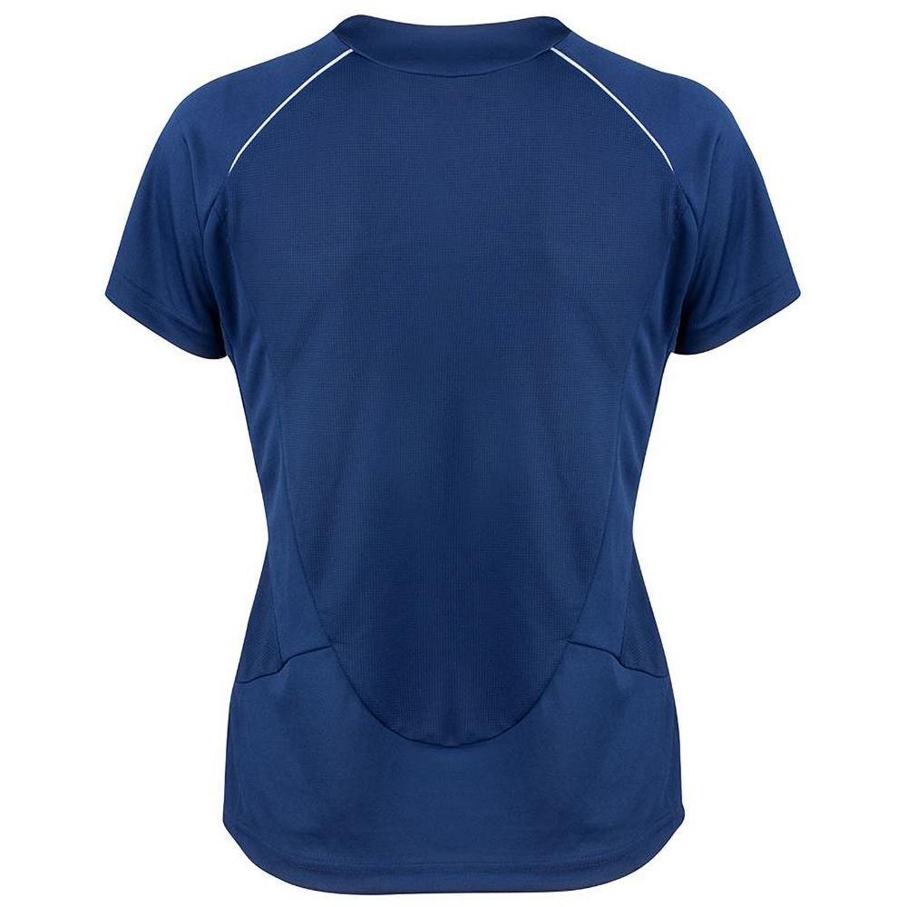 Tshirt Sport Femme (Bleu Marine/Blanc) 2/2