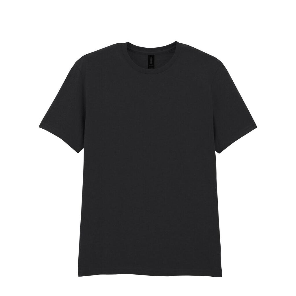 Unisex Adult Softstyle Plain Cotton TShirt (Black)
