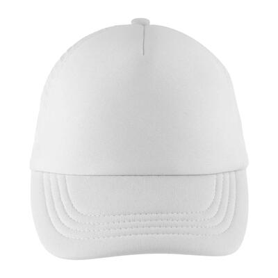 Kinder/kids bubbel baseballpet (wit)