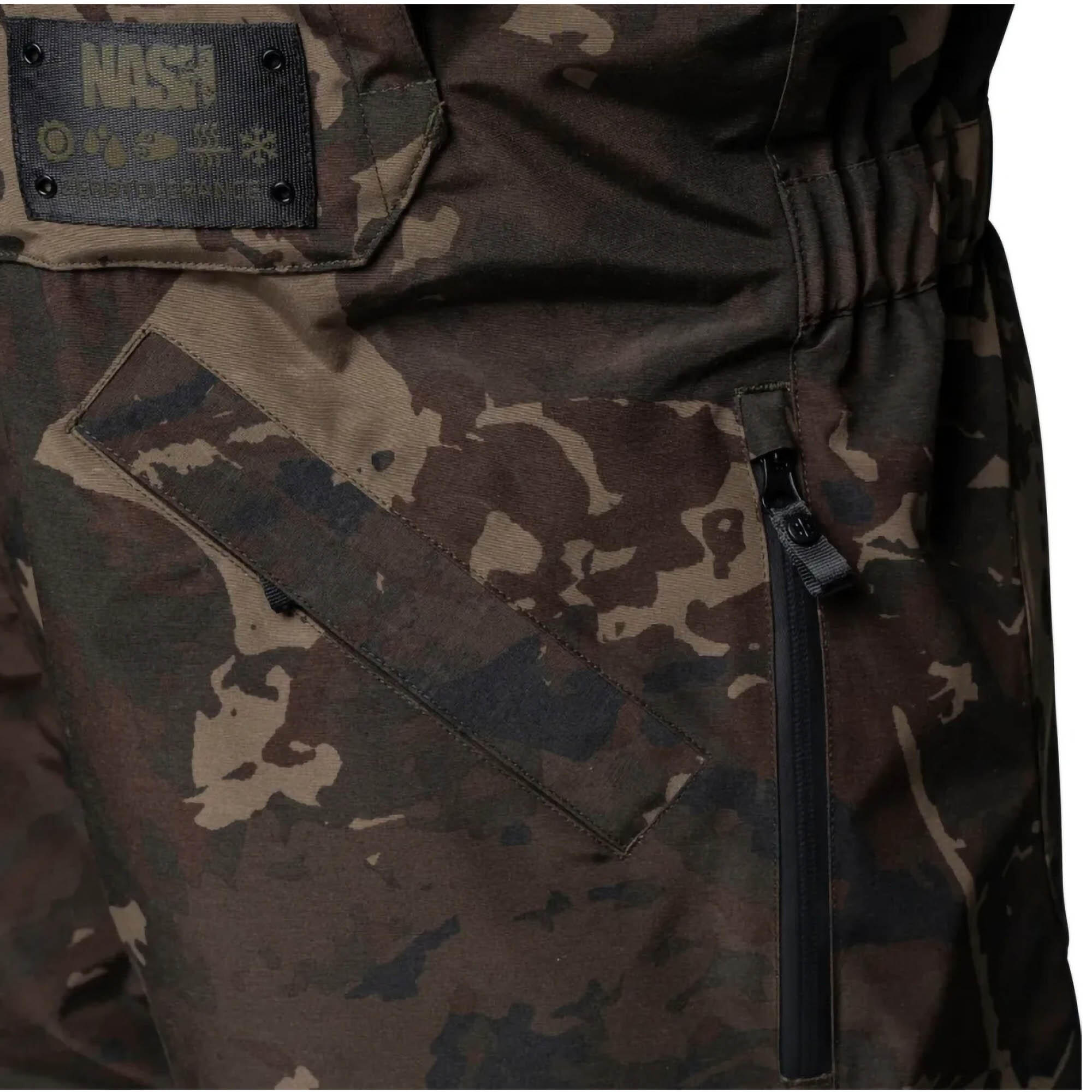 Nash Zero Tolerance Helluva Waterproof Bib and Brace Unisex (Camouflage) Gr 5/7