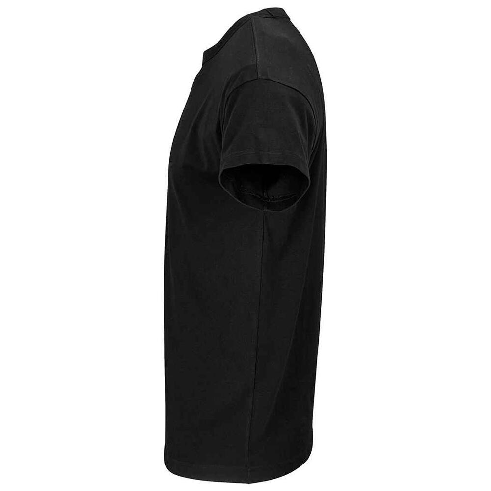 T-Shirt Boxy Oversized para homem (Preto Profundo) 3/4