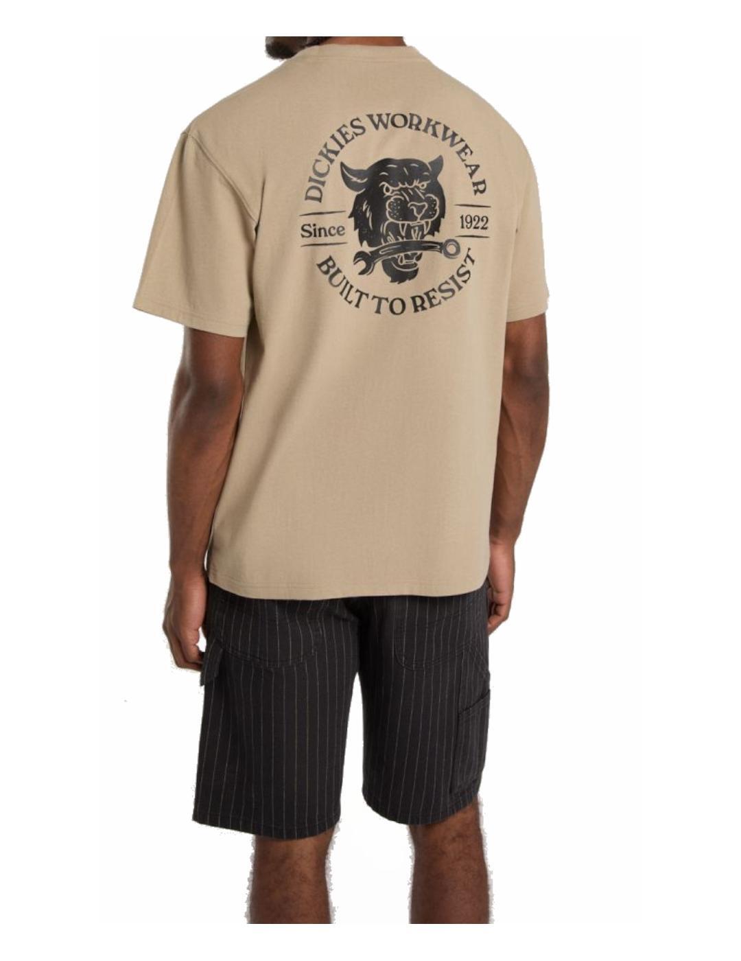 Maglietta per uomo Dickies Wrench Beige 2/5