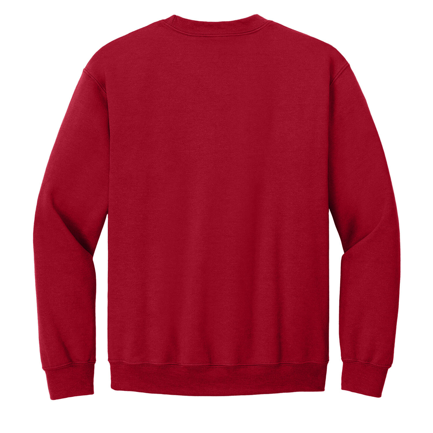 Felpa Girocollo Adulto Unisex Gildan Rosso Ciliegio 2/3