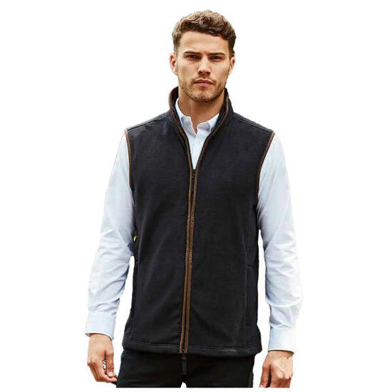 Veste Sans Manches ARTISAN Homme (Noir / Marron)