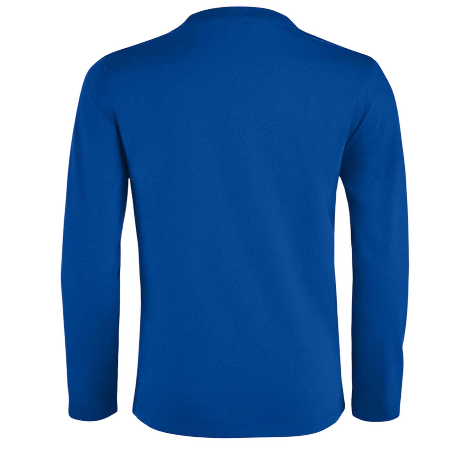 Camiseta Imperial de Manga Larga para Niños/Niñas Azul Real 2/3