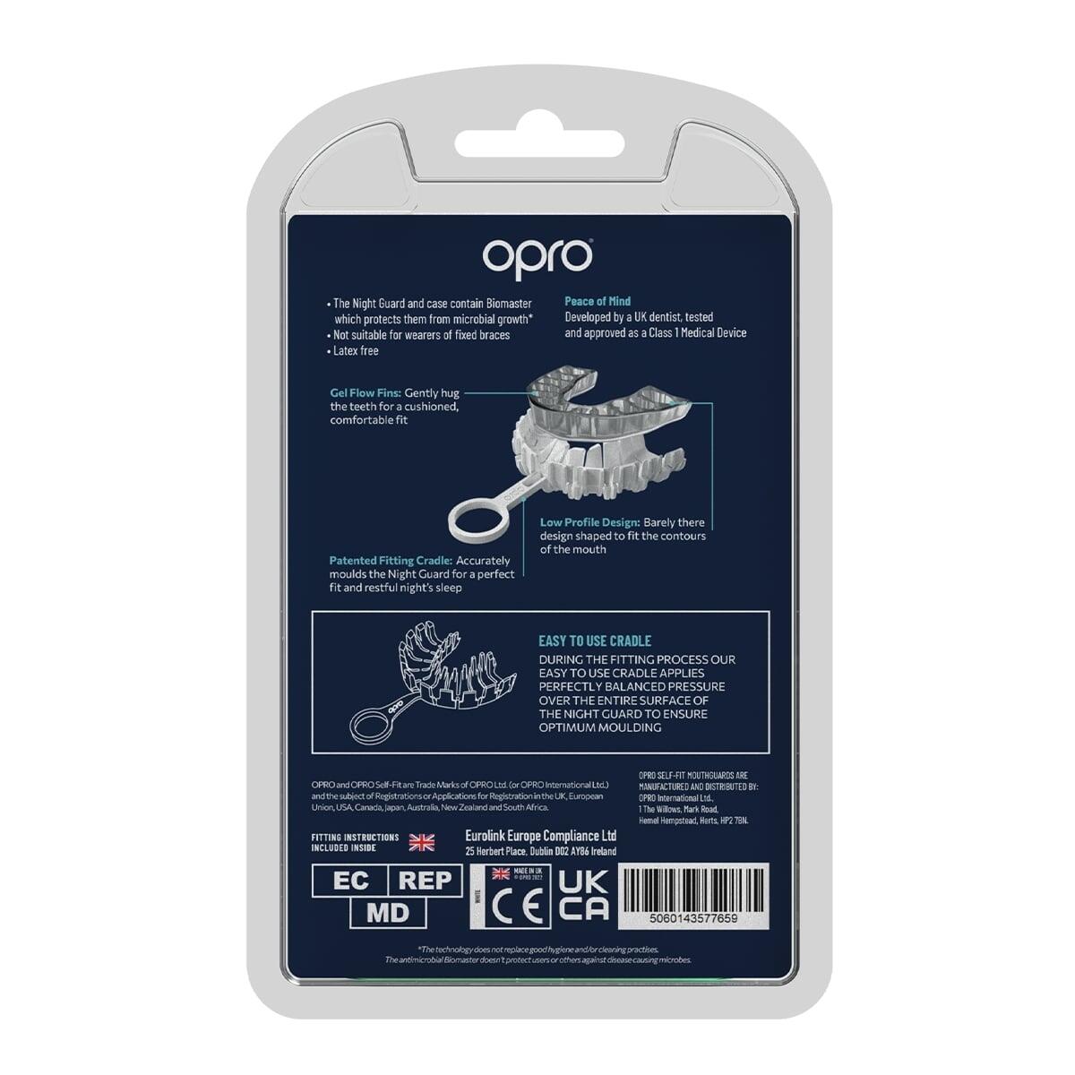 Ochraniacz Na Zęby Opro Przeciwko Zgrzytaniu Na Noc 5/7