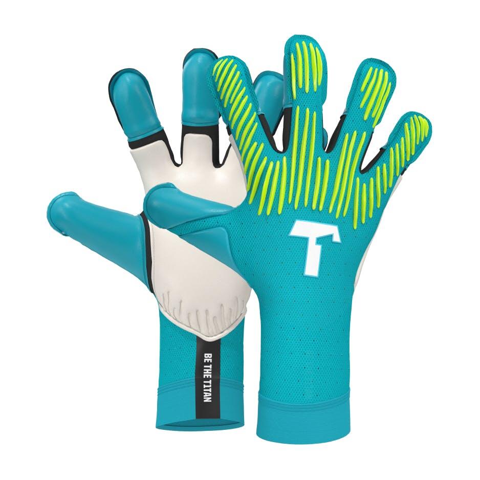 Luvas de guarda-redes de futebol rebel 2.0 sky blue para adultos