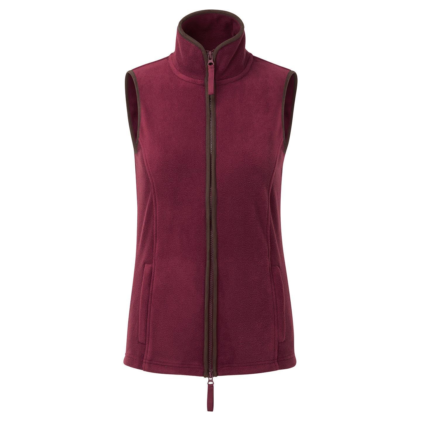 Premier - Veste Sans Manches Artisan Femme (bordeaux / Marron) - Sweat-shirt - Marron|rouge - 48 Xl - Decathlon