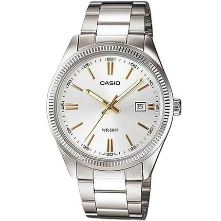 Montre Homme Casio DATE - SILVER, GOLD INDEXES