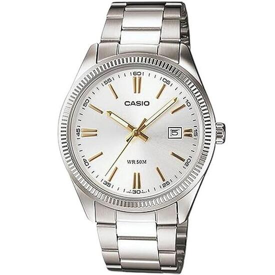 Montre Homme Casio DATE - SILVER, GOLD INDEXES