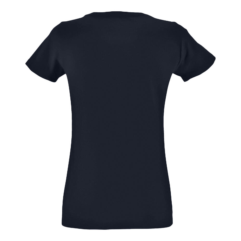 Dames Claire Ronde Hals Tshirt (Donkere chocolade