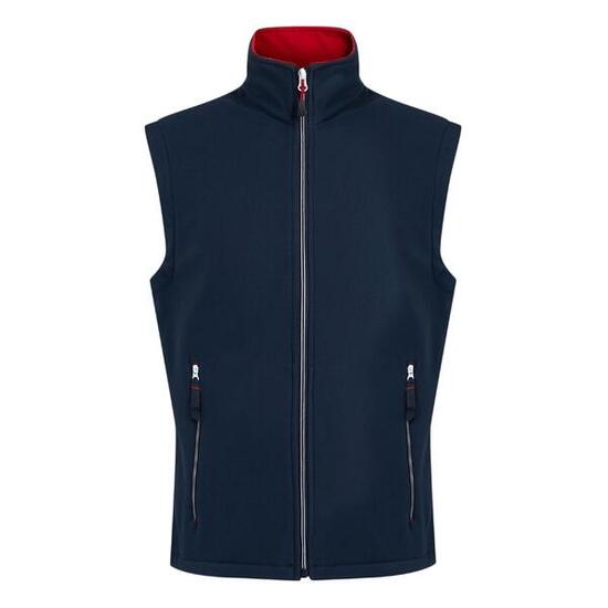 Veste Sans Manches ASCENDER Homme (Bleu Marine / Rouge Classique)