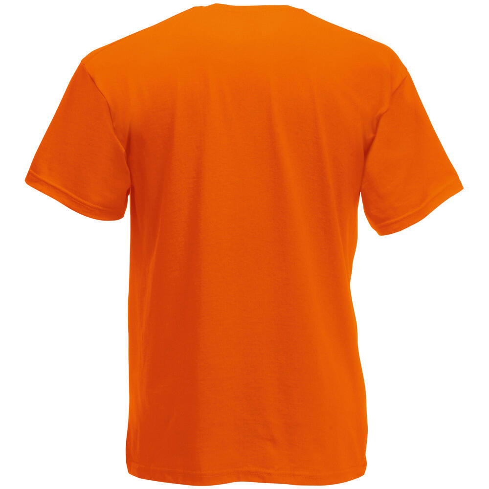 Kurzarm Freizeit TShirt Herren Hellorange 2/2