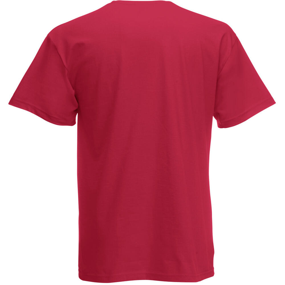 Kurzarm Freizeit TShirt Herren Dunkelrot 2/2
