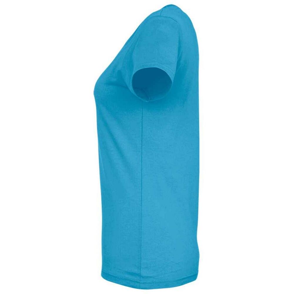 Dames Imperial Tshirt (Aqua) 3/4
