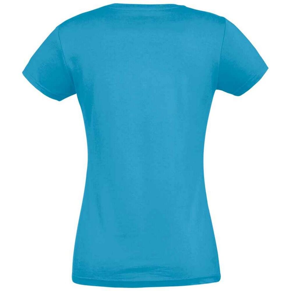 Dames Imperial Tshirt (Aqua) 2/4