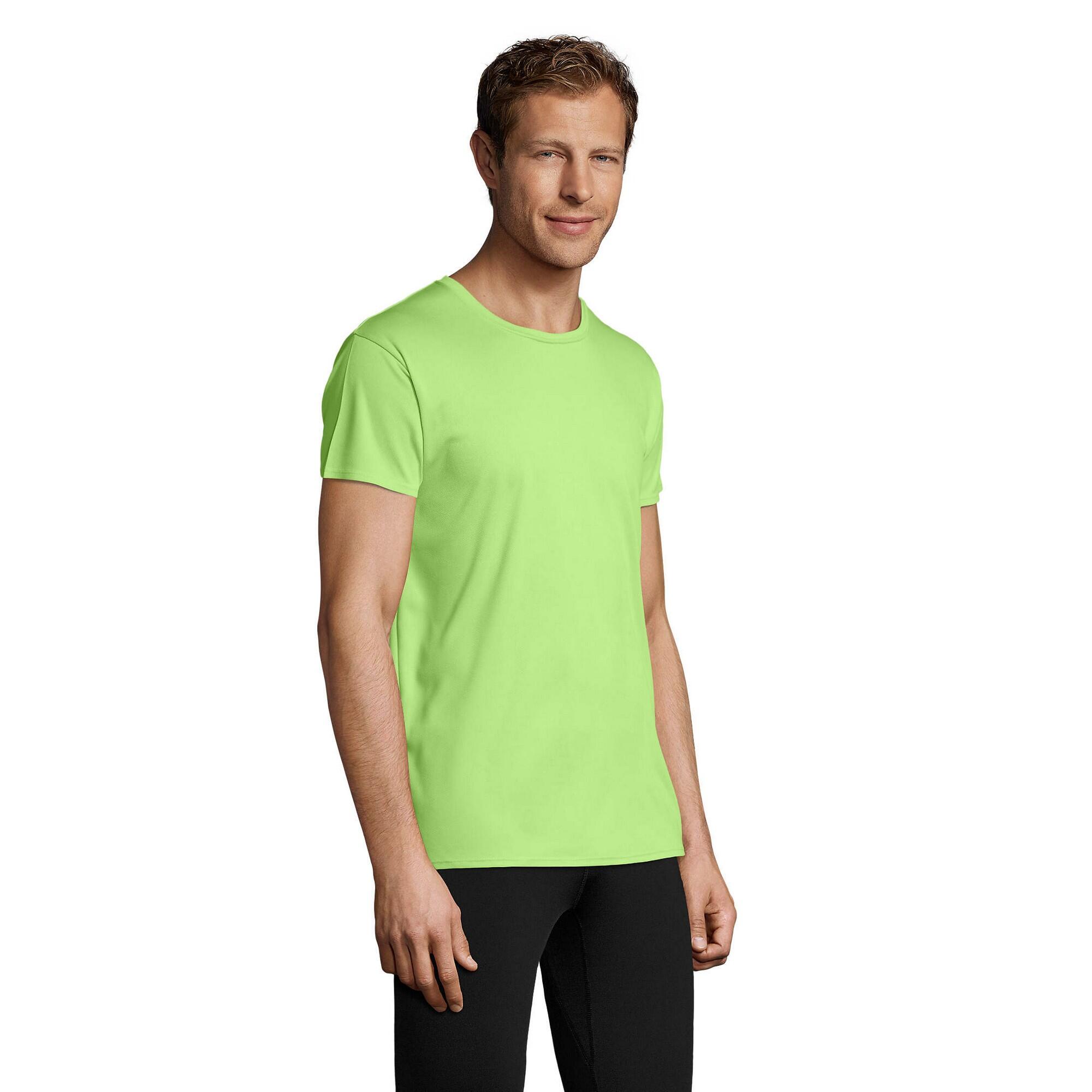 Tshirt SPRINT Adulte (Vert Pomme) 3/4