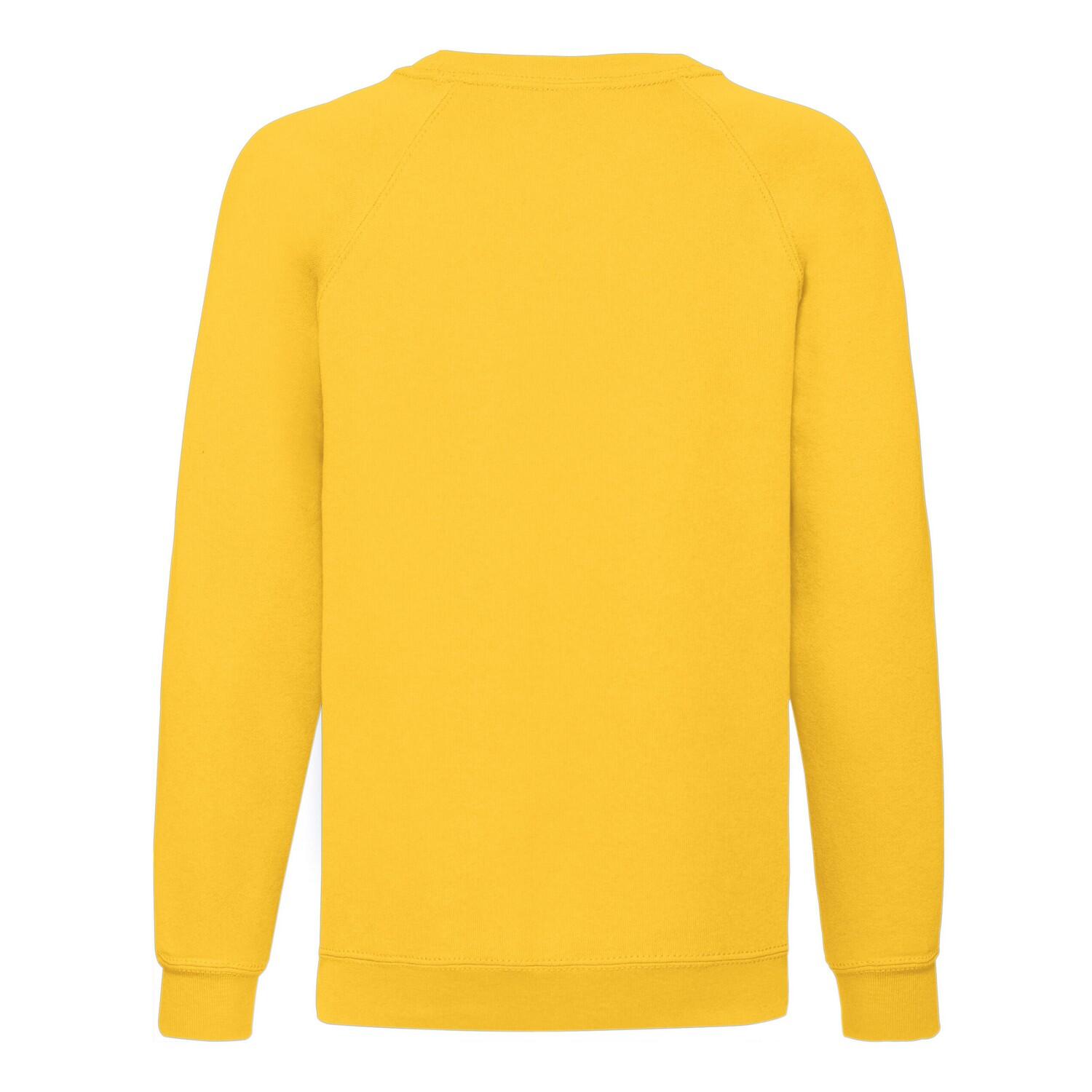 Felpa Raglan Bambini Fruit Of The Loom Classic Girasole 2/3