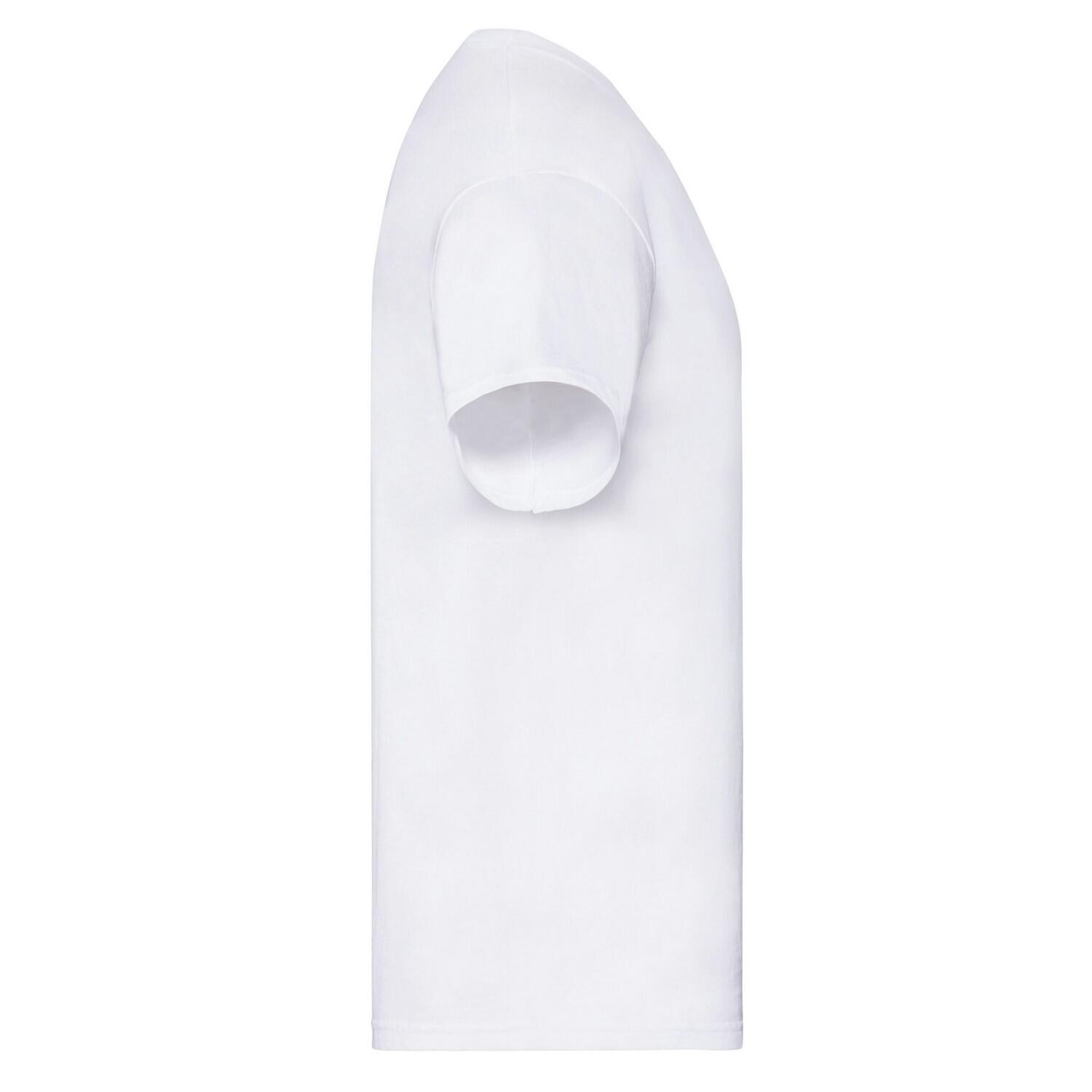 Maglietta Scollo A V Adulto Unisex Fruit Of The Loom Original Bianco 3/3